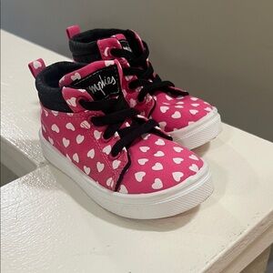 Pink Heart Kids Shoes